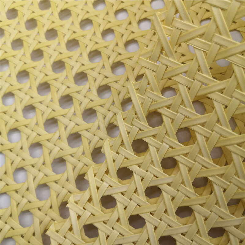 Плетеная плетеная ткань из искусственного ротанга желтого и коричневого цветов, 45 см, 1-2 м, пластиковая трость ленты, мебель, стул, стол, потолок
