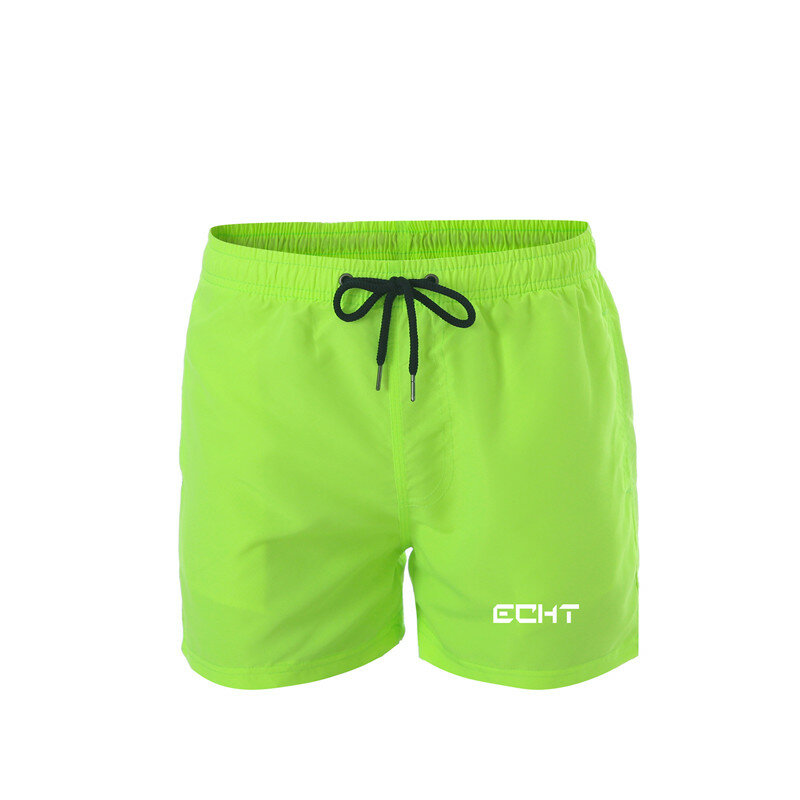 Beach Shorts Men Trunk Summer Short Pants Solid Breathable Quick Dry Swim Shorts Surfing Men Thigh Length M-3XL Plus Size Shorts