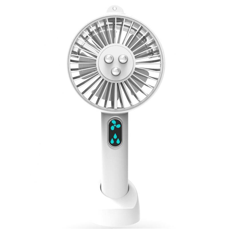 Mini Portable Handheld USB Rechargeable Mist Sprayer Desktop Air Cooling Fan to bring  cool wind for outdoor places