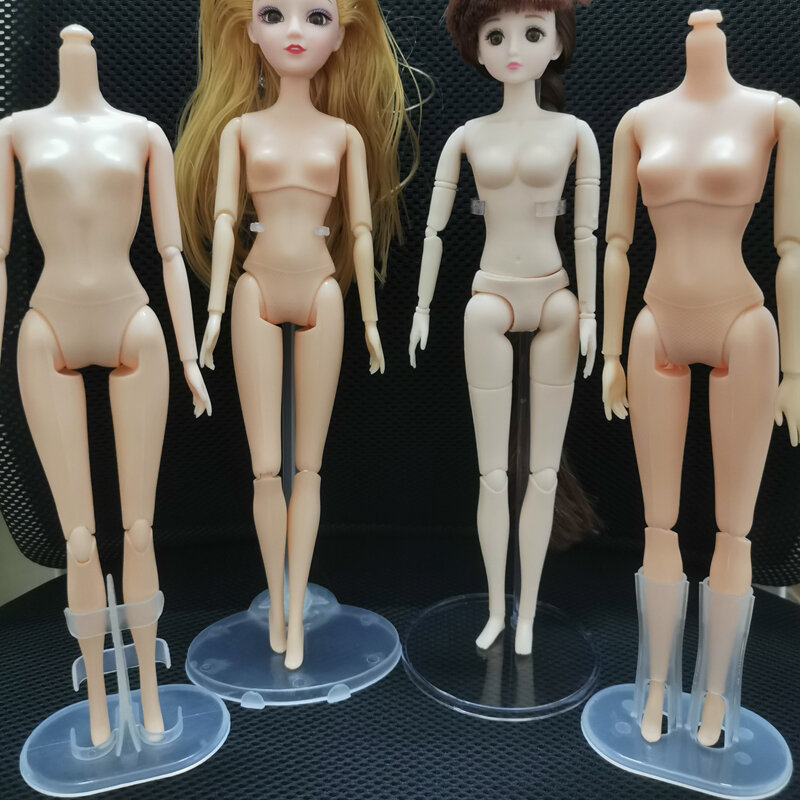 Stands For 1/6 Dolls 30 cm Universal Confused Doll Standing Clip Foot Bracket Plastic Clip Fixed Display Stand Toy Accessories