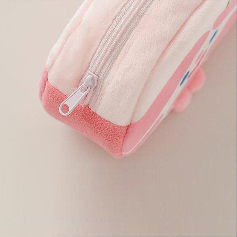 Sacos de cosméticos porco barriga padrão zebra bacon estudante bonito personalidade feminina criativo engraçado caso lápis pelúcia qq7