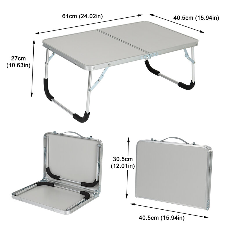 Portátil mesa do computador ao ar livre dobrável mesa de acampamento piquenique liga alumínio portátil à prova dwaterproof água e durável ultra leve