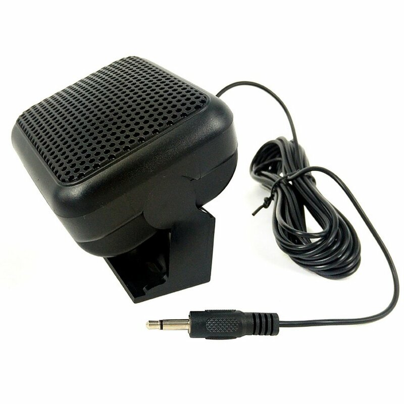 Mini Speaker Eksternal NSP-untuk Yaesu untuk Kenwood untuk ICOM untuk Motorola Ham Radio CB Hf Transceiver Eksternal Speaker