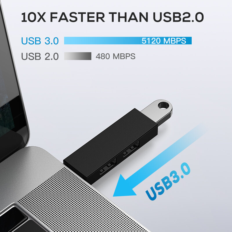 USB C 허브 2.0 3.0 유형 C 3 포트 멀티 스플리터 어댑터 OTG 용 Lenovo Xiaomi Macbook Pro 13 15 Air Pro PC 컴퓨터 액세서리