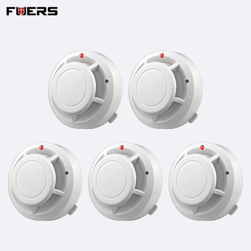 Беспроводной детектор дыма FUERS, автономный детектор дыма для домашней безопасности, пожарное оборудование