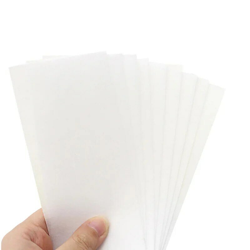 100ชิ้น/ถุงทิ้งผมกำจัดขนกระดาษ Thicken ผ้าไม่ทอเครื่องกำจัดขน Wax Strip กระดาษเอกสาร Smooth Skin Care เครื่องมือ