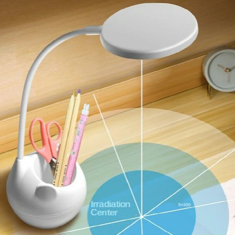 Clipe de luz led recarregável proteção para os olhos aprendizagem dormitório da faculdade das crianças lâmpada mesa quarto lâmpada cabeceira