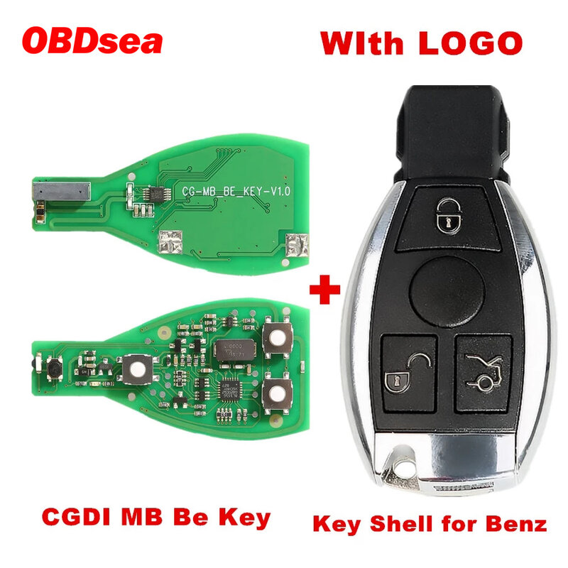 CGDI MB CG BE Key para MERCEDES Benz, programador de clave FBS3 para Benz y obtenga 1 ficha gratis para CGDI MB