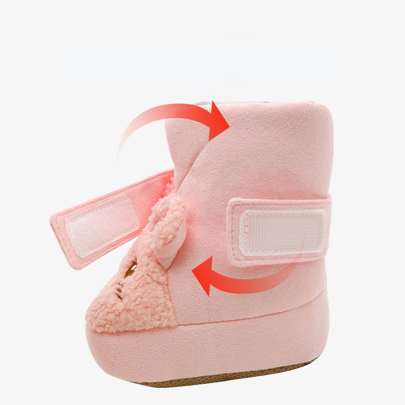 Neugeborenen Baby Warme Stiefel Winter Schuhe für Mädchen und Jungen Weichen Sohlen Pelz Schnee Stiefel Wanderschuhe für Ein-jahr-alte Babys