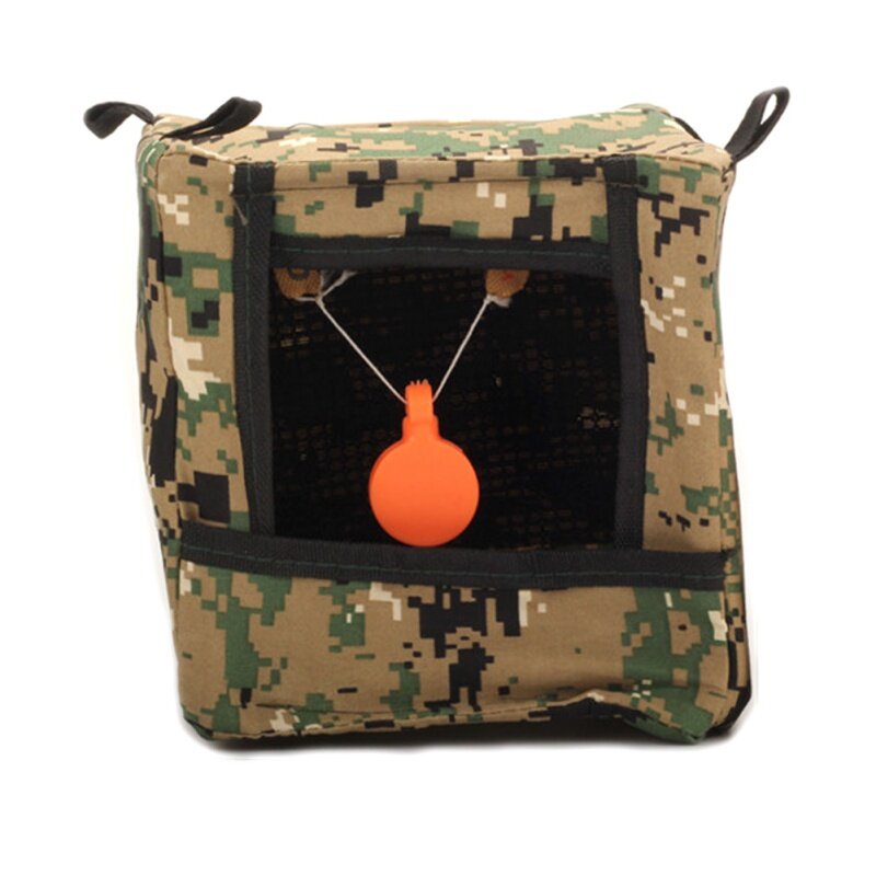 Foldable Slingshot Target Box Cloth Recycle Shooting Archery Hunting Catapult Case Holder For Practice Hunting Skill