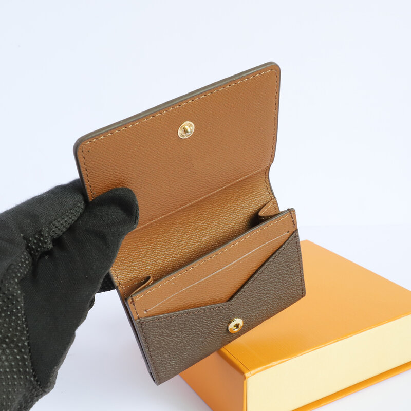 Porte-cartes de visite et de crédit, Design de qualité supérieure, porte-monnaie en cuir véritable, avec boîte, livraison rapide, 63081