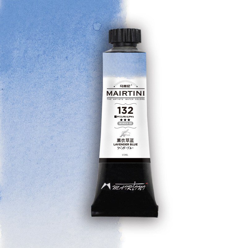 Mairtini 15ml artista azul aquarela pintura tubo profissional água cor acuarelas para pintura arte suprimentos