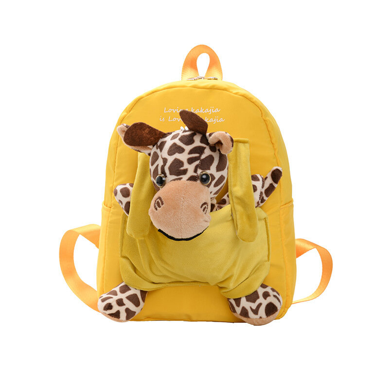 Детский рюкзак, новинка 2019, милый школьный рюкзак с 3d мультипликационными животными для детского сада, для мужчин и женщин, маленькая школьн...