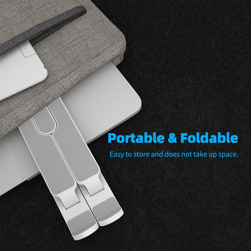 Soporte plegable para portátil, accesorio antideslizante para Macbook Pro, IPad, 2021