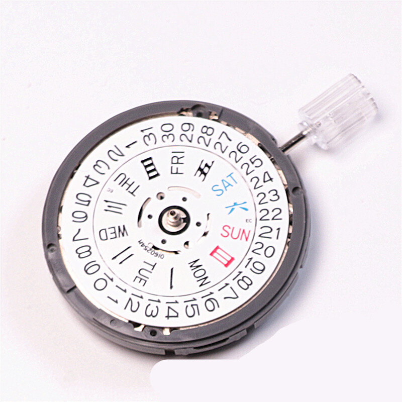 Japão nh36 movimento nh36a alta precisão calendário mecânico semana enrolamento automático para seiko5skx007 relógio de modificação masculina