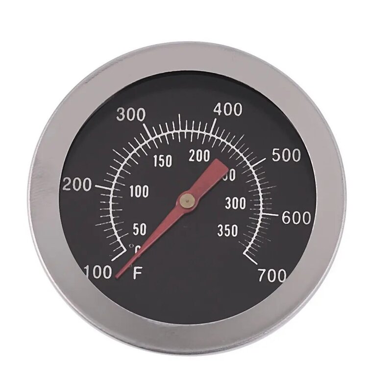 Биметаллический термометр из нержавеющей стали, для барбекю, коптильни, с двойным измерителем, 500 градусов, инструменты для приготовления п...