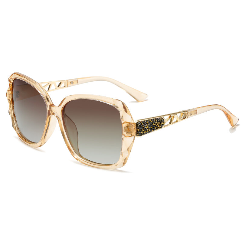 Óculos de sol feminino de luxo, óculos de sol vintage uv400
