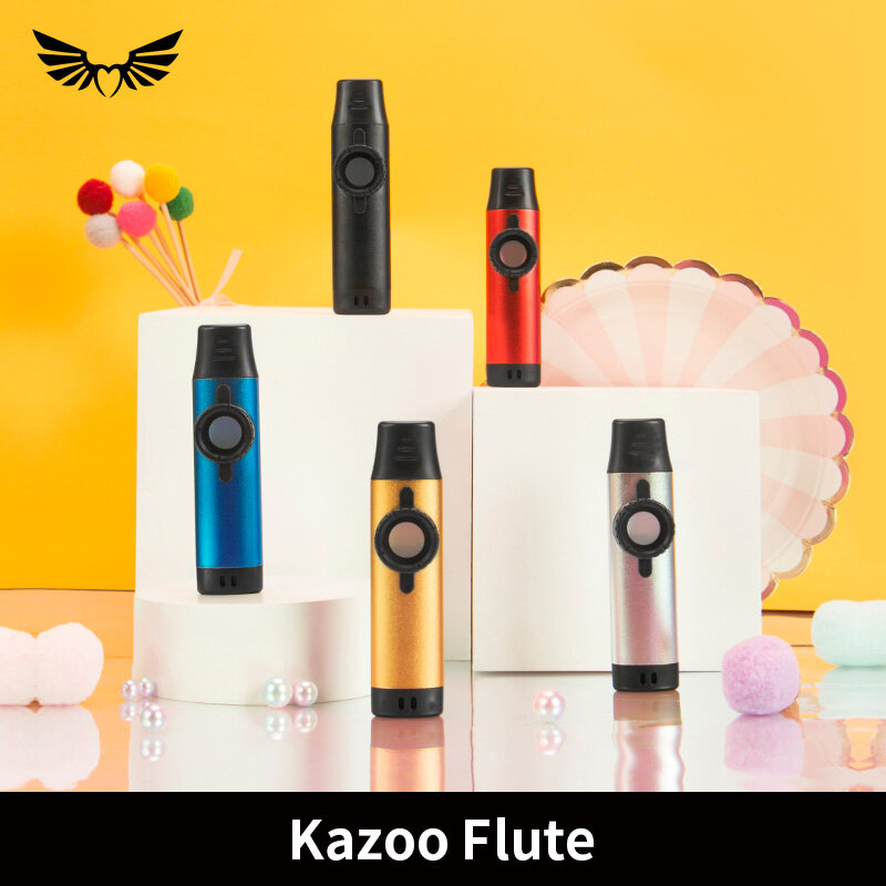Nieuwe Ontwerp Mode Vorm Kazoo 5 Kleuren, Kinderen Gift Muziekinstrumenten Goede Metgezel Voor Gitaar