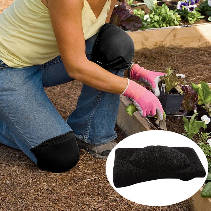 1 par de proteção do trabalho joelheiras apoio esportes ao ar livre trabalho segurança casa jardinagem adesivo esponja grossa absorção de choque
