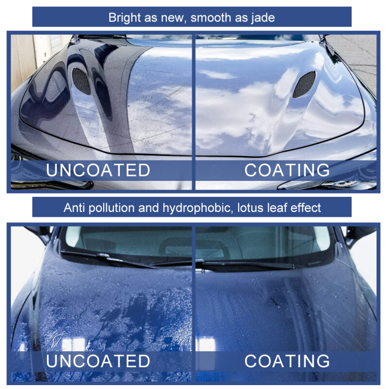 Ceramiczna powłoka ochronna na samochód w płynie hydrofobowa powłoka szklana pielęgnacja lakieru motocyklowego Anti-scratch Auto Detailing Glasscoat lakier do samochodu TSLM1