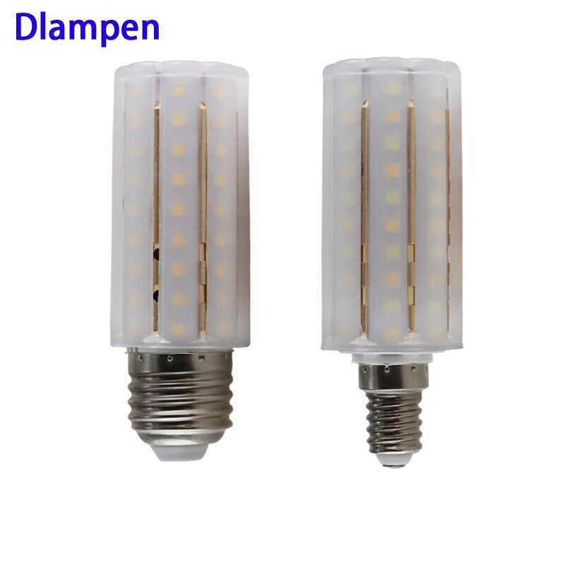 ampoule led e27 E14 corn bulb 3 color dimmer 110v 220v 12W candle energy saving lamp milky shell 360 degree dimming light