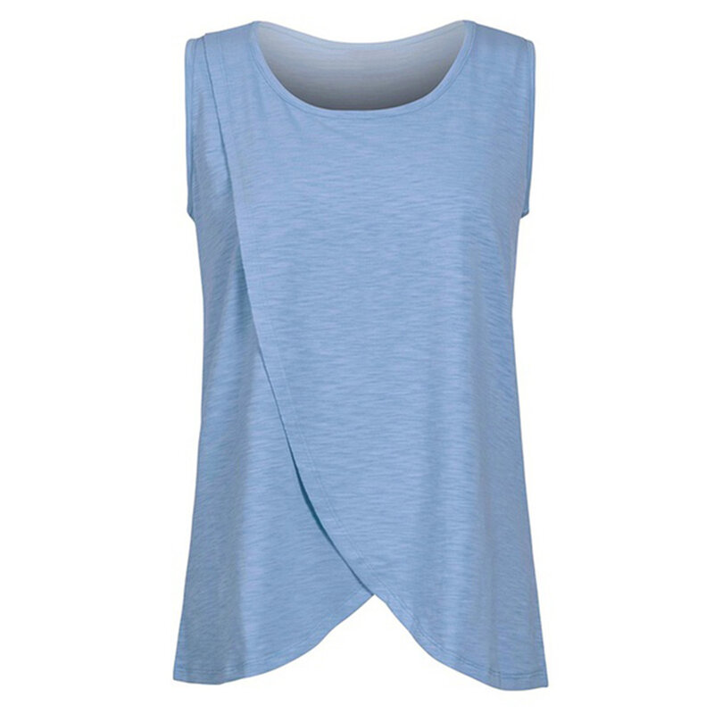 Koszulka do karmienia piersią Pure Color dla kobiet w ciąży, przełącznik jednostronny, oddychająca, wygodna i zakrywająca