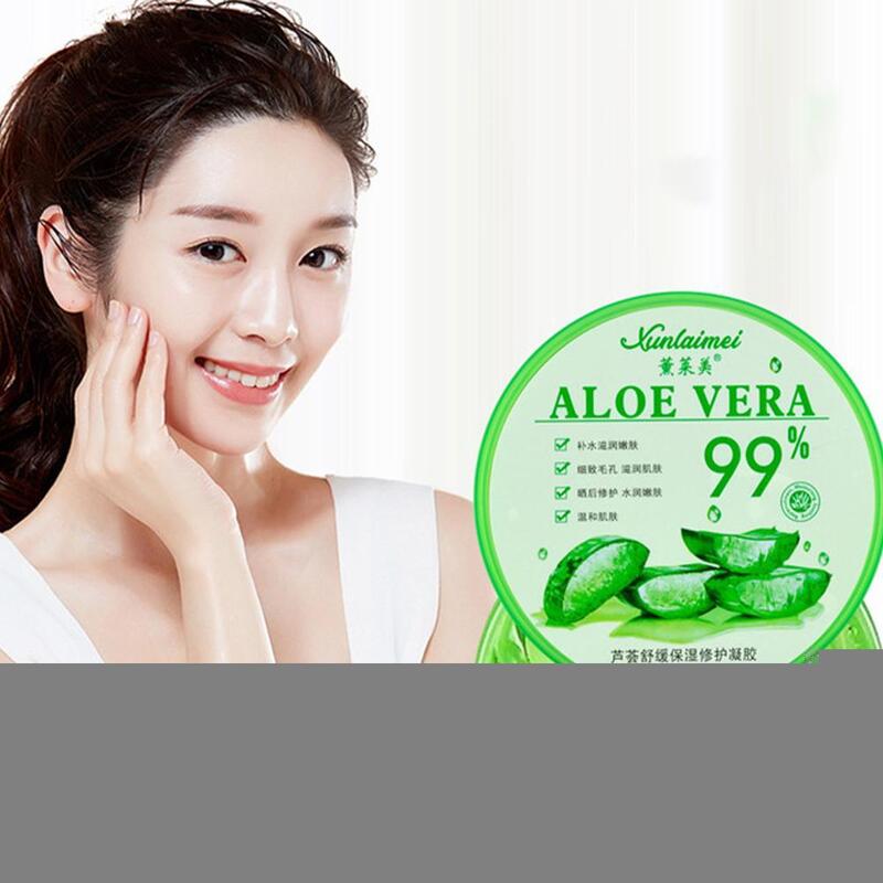 99% Aloe Vera Soothing Repair Gel Moisture Nourishing Care Repair Red 1pc Acne Cream Remove Scars Lightens Face Skin Sunbur M4E3
