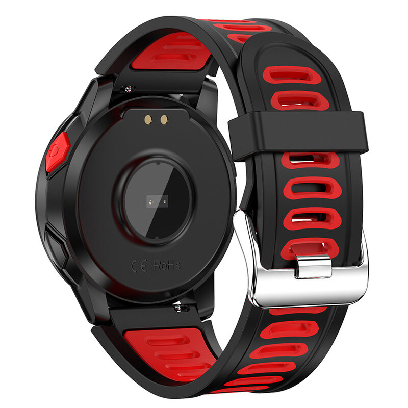 Reloj Inteligente L6 para hombre y mujer, accesorio de pulsera resistente al agua IP68 con Bluetooth, control del ritmo cardíaco y seguimiento de actividad deportiva