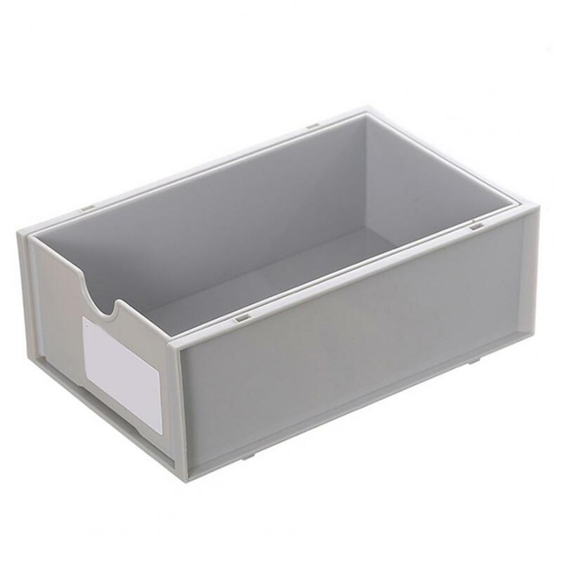Boîte de rangement à tiroir Stable, outil d'organisation cosmétique en PP pour chambre à coucher