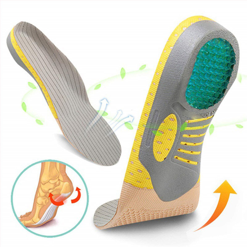 Orthotic Insole for Shoes Arch Support Flat Foot Health Shoe Sole Pad insert padded Orthopedic insoles for feet