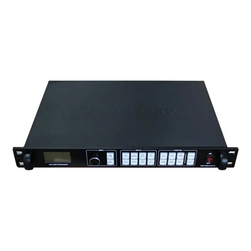 Amoonsky-processador de vídeo led lvp915, escalador 3840*640 com suporte para 2 cartões de envio, compatível com vga e hdmi, controle de vídeo para parede