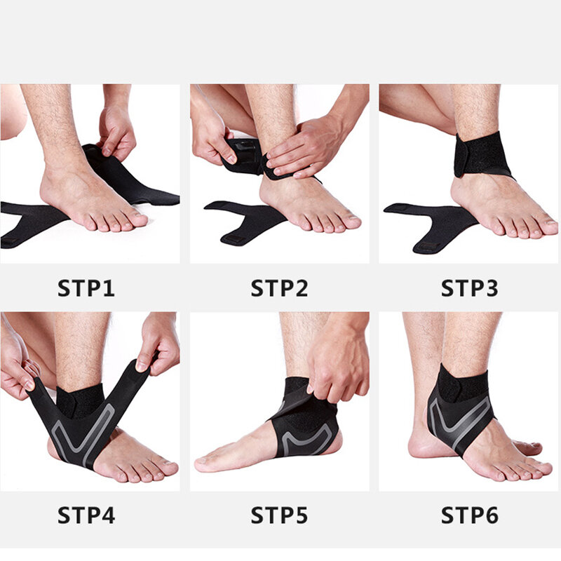 1 pz sport cavigliera Fitness palestra supporto caviglia attrezzi elastici pesi del piede avvolge gambe protettive sollevamento pesi