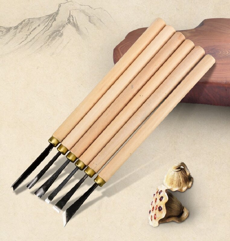 Herramientas para tallar madera, Kit de herramientas para tallar madera de 1,0, 0,5, 3,0, 2,5, 2,0 cm, cincel de madera para carpintería, 1,8, 1,5, 1,2 cm, 31 unids/set por juego