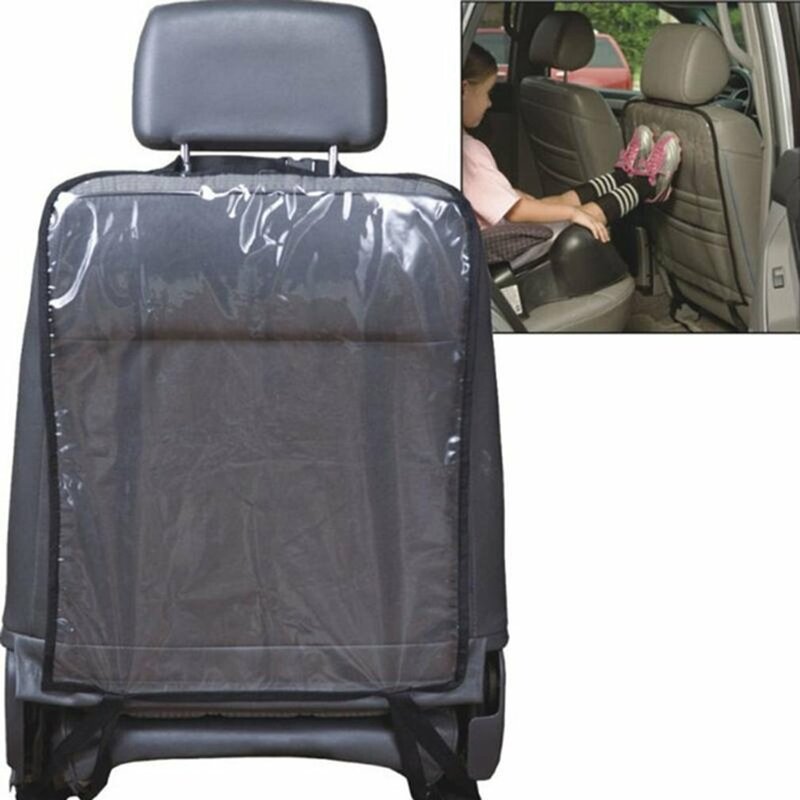 2022new cuidado do carro assento de proteção encosto capa crianças capa protetora limpeza transparente anti-kick almofada peças de automóvel acessórios