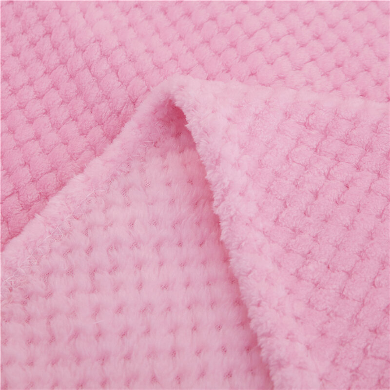 Soft Warm Flannel Blankets For Beds Solid Pink Blue Coral Fleece Mink Throw Sofa Cover Bedspread Fluffy Plaid Blankets