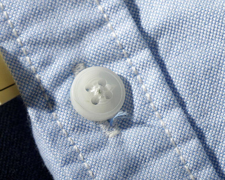Camisa Oxford bordada para hombre, camisa de negocios a la moda, versátil, de manga corta, con solapa lavada, Tops ajustados de fondo, novedad de verano 2021