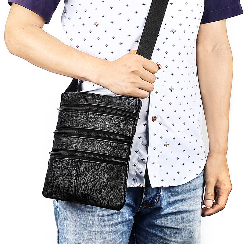 Luksusowa torba męska na ramię oryginalne torby ze skóry cielęcej Flap dla mężczyzn man Tote torby Crossbody dla mężczyzn naturalna torba biznesowa