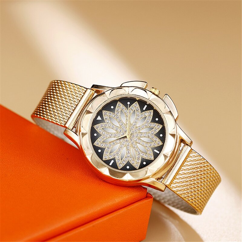 Lady Fashion zegarki damskie najnowszy Top luksusowy pas stalowy zegarek kwarcowy dzikie panie kreatywny biznes klasyczne zegarki prezent