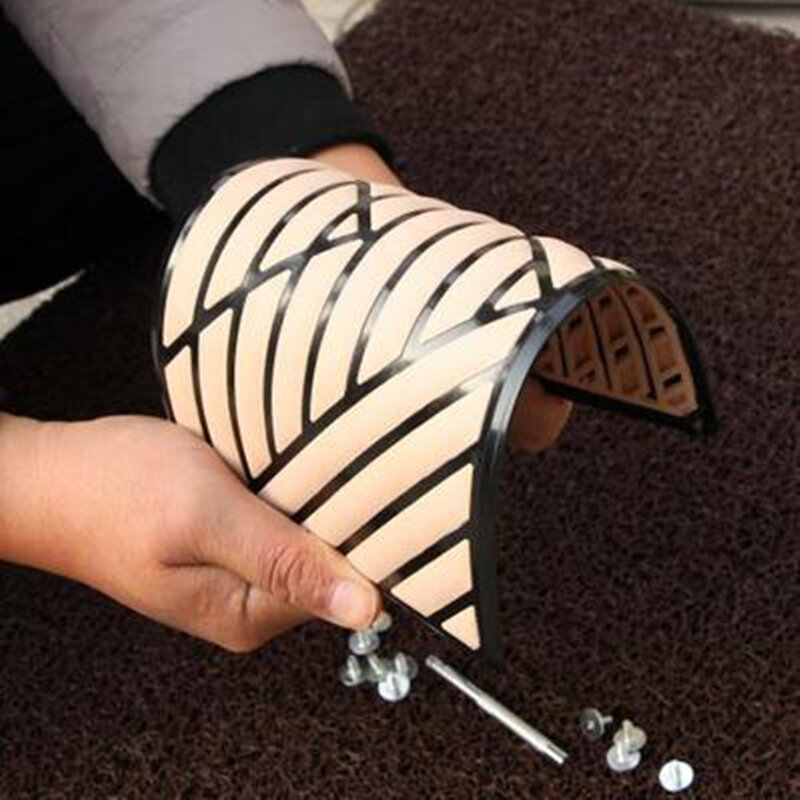Hard-Wearing Car Universal Foot Pad Plastic V-Foot Pedal Wear Block Anti-Slip Mat Double-Layer Buckle Side Buckle Plastic Pedal