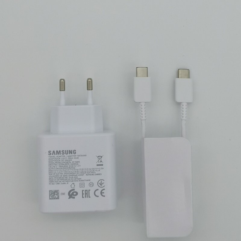 Samsung-cargador rápido Original de 45W, adaptador rápido de Cable tipo C para Samsung GALAXY Note 20 10 + S10 S10E S20Plus S20 Ultra A90 A80
