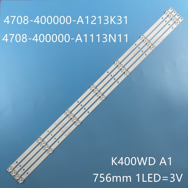 LED Backlight Strip 7หลอดไฟสำหรับ Phi Lip 40 "ทีวี4708-400000-a1213K31 39PHF3251/T3 T4012M 39PHF5451/T3 D40LW1000 k400WD K390WK1