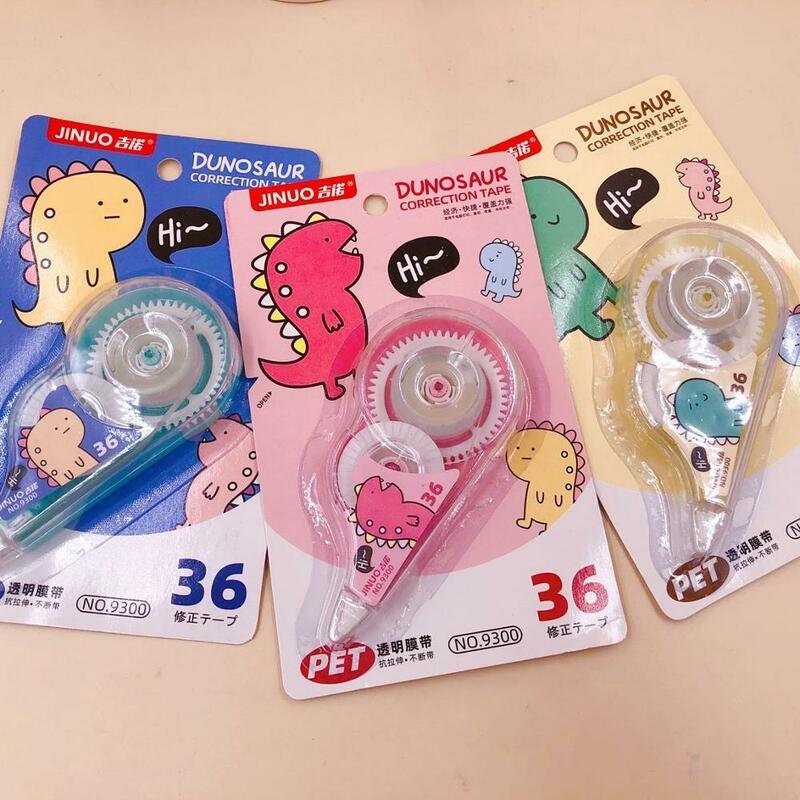 24 pcs/lot Cartoon Dinosaur Correction Tape Cute Decoration Stickers Promotional Gift Stationery School Office Supplies