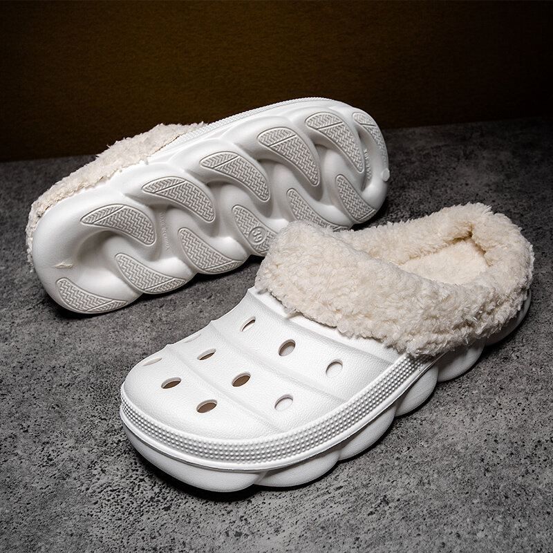 Casa chinelos para as mulheres quentes chinelos peludos indoor casa sapatos de algodão senhora pele slides casuais de pelúcia inverno slides flip flops