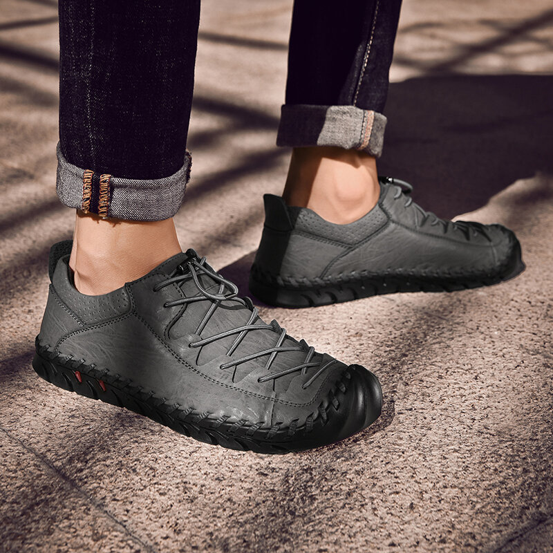 2021 neue männer Casual Schuhe Mode Müßiggänger Mokassins Klassische Handgemachte Leder Wohnungen Schuhe Marke Luxur Fahren Schuhe Große Größe