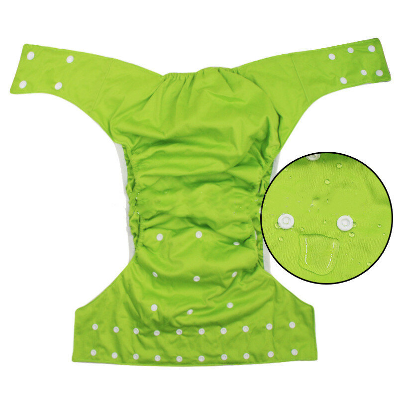 Pañal reutilizable lavable para adultos para incontinencia, Unisex, impermeable, ajustable, pañales de tela, talla única, se ajusta a todos los 12 colores