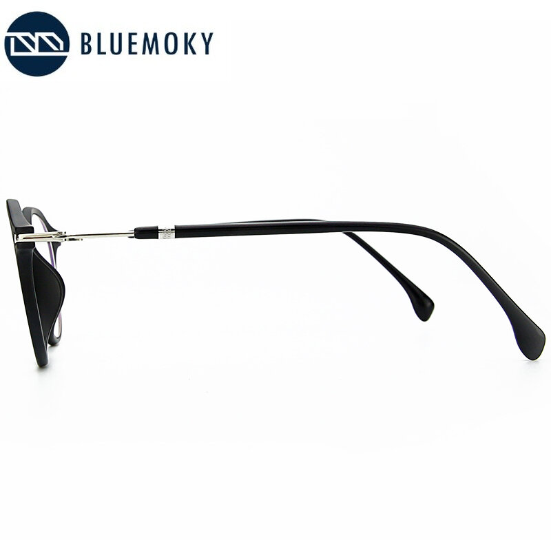 نظارات بلوموكي الدائرية للرجال والنساء ، مضادة للأشعة الزرقاء ، نظارات فوتوكروميك ، إطار نظارات القراءة الرجعية ، قصر النظر ، نظارات بصرية