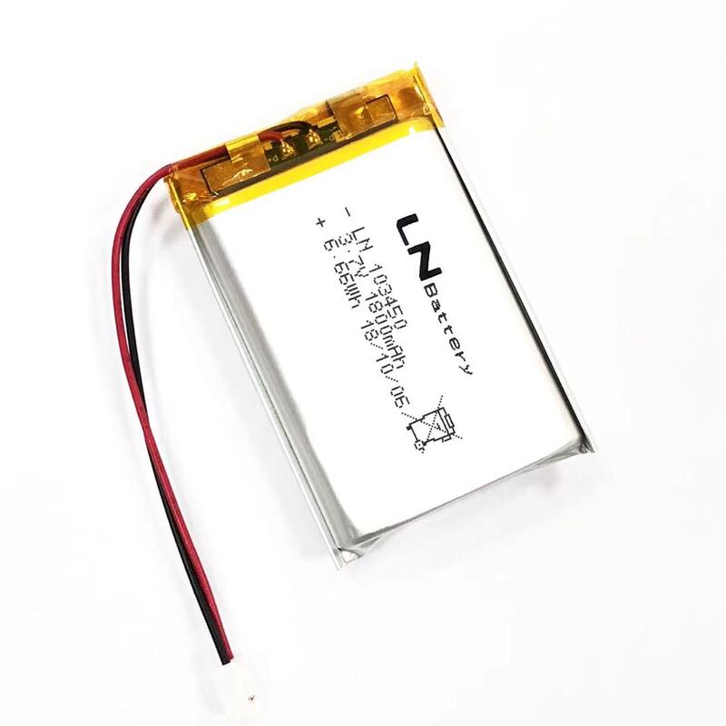 Baterai Lithium Polimer 102530 3.7V 850MAh Instrumen Kecantikan Alat Pijat Komedo Baterai Isi Ulang Surya