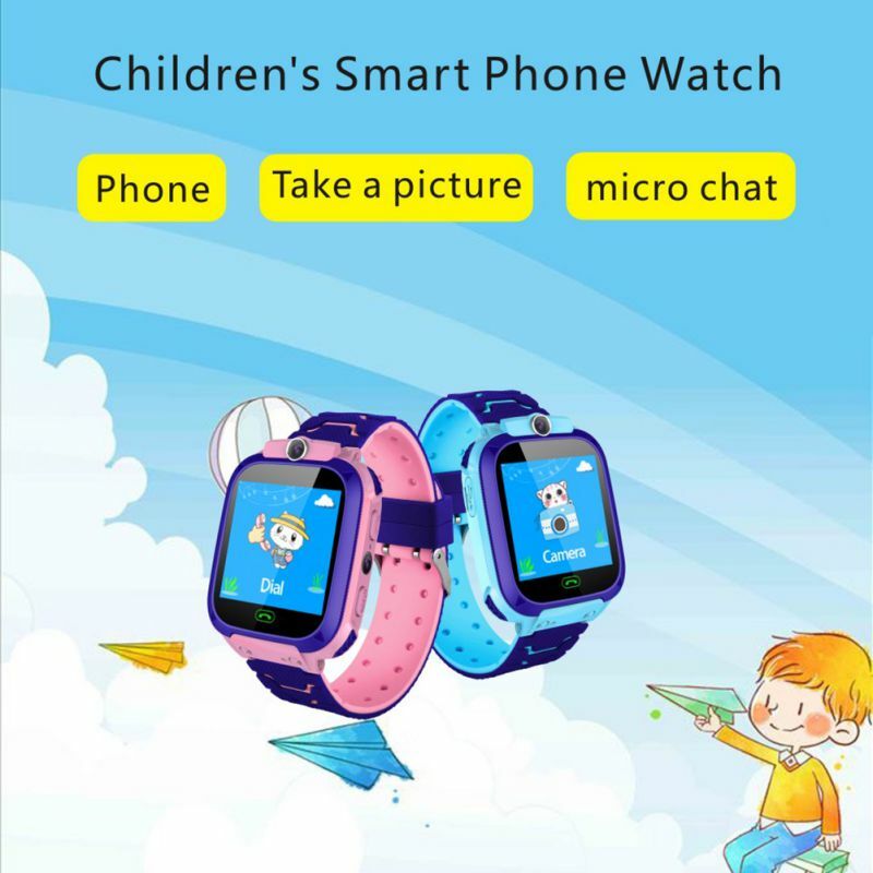 สมาร์ทนาฬิกาเด็กของขวัญLBSสายคล้องคอซิลิโคนกันน้ำนาฬิกาข้อมือWearableนาฬิกา