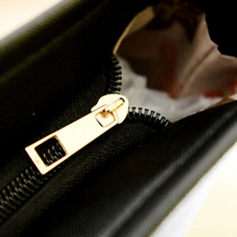 Bolso de mano de piel sintética de estilo coreano para mujer, bolsa de mano de Color sólido con cremallera, bolso de hombro grande, de viaje