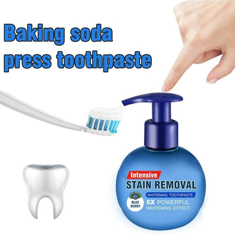 Magische Soda Bleaching Zahnpasta Zähne Bleaching Reinigung Hygiene Mundpflege Leidenschaft Obst Kampf Blutungen Zahnfleisch Mehr Option